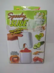 Speedy Slicer AS SEEN ON TV One Step Fruit & Veggie Slicer Brand New In Box.
