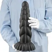 Huge Spiral Anal Dildo Dildos 37.5cm Extra Big Buttplug with Suction Cup Monster Dildo Vaginal Masturbator for Woman Men