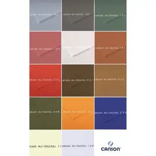 法國製 整包賣 Canson Mi-Teintes 160g 50x65CM 一包10張 蜜丹 粉彩紙 炭筆 鉛筆 水粉