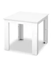 [Gardeon] Outdoor Wooden Coffee Side Table in White
