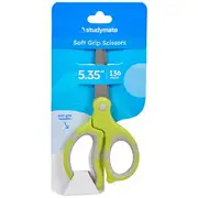 Studymate Soft Grip Scissors 135mm Green