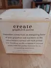 Candle-Lite Create Grapefruit & Jasmine. 7.5 oz Essential oil candle