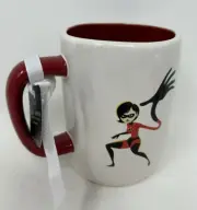 New RAE DUNN Pixar Incredibles LL "INCREDIBLE MOM" Double Sided Mug Mothers Day