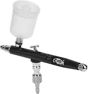AR131 Painting Spray Gun Art Airbrush Tool DIY Paint Sprayer Pneumatic Spraying Gun for Model Spray Painting Tshirts Nail Art (Black)