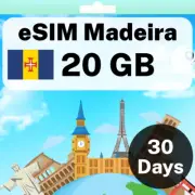 eSIM Madeira - 20 GB - 30 Days - Travel eSIM | QR code activation