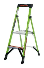 Little Giant Tuff-N-Lite Lightweight Fibreglass Platform Ladder 2 Steps 0.55m