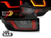 Luces traseras LED traseras for Land for Rover Range Evoque 2011-Rojo Blanco Neg
