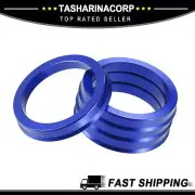 Universal Piece of 4 Car Hub Centric Rings OD 70.1mm to ID 57.1mm Hub Centric