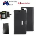 For iPhone 16 15 14 13 12 11 Pro Max Mini XS Leather Flip Wallet Case Card Cover