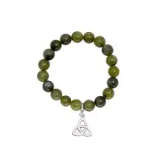 J.C. WALSH, DUBLIN Irish Connemara Stretch Bracelet TRINITY KNOT