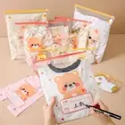 10PCS Multi-size Classified Sealed Bag Portable Organizer Bag Storage Bag Home