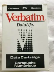5-Pack, Genuine Verbatim DC 6250 - Data Cartridge - Original Sealed Packaging.
