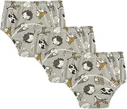 Caihoyu Little Girls Potty Training Must Haves Pants Soft Cotton Overnight Training Pants Short Underwear for Toddler Boys 5T Seamless Pattern Cute