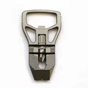 New EDC Titanium Alloy Keychain Pry Bar Crowbar Opener Outdoor Multi Tool