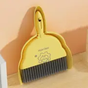 WORTHBUY 1Set Mini Cute Broom And Dustpan Set Household Handheld Sweeping Brush