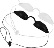 VALICLUD 2pcs Eye Protection Goggles with Bands Shade for Skin Care Treatments for Tanning and