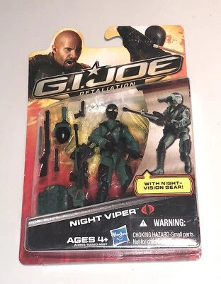 G.I. JOE Retaliation Night Viper Hasbro MOC