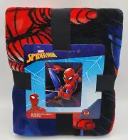 NEW! Marvel Spider-Man Super Plush Throw Blanket 46 x 60"