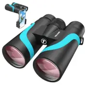 15x55 HD Binoculars for Adults High Powered, Large View Binoculars BAK4 Blue