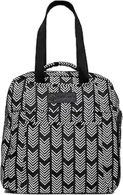 Sarah Wells Kelly Convertible Breast Pump Bag and Backpack Black and White