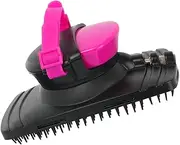 BCOATH Horse Bath Massage Brush Durable Plastic Cleaning Tool Cattle Donkeys Easy to Clean Store for Grooming Massage Practical