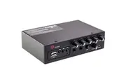 PA40M 40W Dc12v Class D Amplifier Mp3 Siren 2Xmic Aux In Show