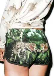 [All Things Fabulous] Cheeky Cheetah Track Shorts