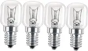 [Ｂｅｓｇａ] Set of 4 E14 Oven Light Bulbs for Refrigerators and Ovens