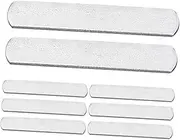NAMOARLY 8 Pack Weighted Steel Plates for Body Building Exercise Leg Upper Body Strength Training Electroplated Metal Flat Plates for Gym or Home Workout