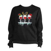 Festive Wines Sweatshirt Pullover Jumper CrewneckHoodie sweatshirt