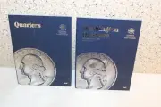 Lot E) 2 Whitman® Coin Albums Folders: Washington Quarters Collections