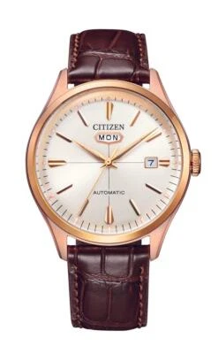 Citizen Men's White Dial Automatic Watch - NH8393-05A NEW
