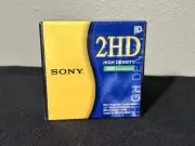 Sony 2HD Diskettes IBM Formatted 1.44 MB 3.5" Double Sided 10 Pack NOS SEALED