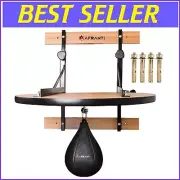 Heavy Duty Adjustable Speed Bag Platform Kit + Speed Punching Ball 10"x7"