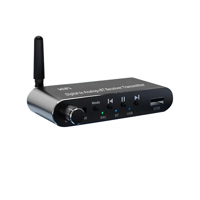 4 in 1 Bluetooth 5.1 Digital to Analog RCA Audio Adapter Receiver Transmitter l