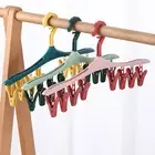 8 Pegs Clothes Drying Rack For Socks Underwear Bra Folding Laundry Hanger Rack