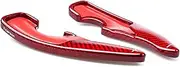 Car Steering Wheel Shift Paddles for GT86 Subaru BRZ 2017-2022 Carbon Fiber Car Gear Steering Wheel Shift Paddle Extension Shifter Handle Pad Cover Trim HTEOPOEKFR(Red)