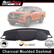 Fits Mitsubishi Triton MQ MR 2015 2016 - 2021 2022 2023 12/2024 Charcoal Dashmat