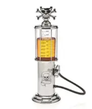 Skull And Crossbones Vintage Gas Pump Drink Dispenser