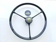 vintage steering wheel for vw split bus with Red lady horn button (for: Volkswagen)