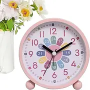 Learning Clock,Telling Time Teaching Alarm Clock for Children - Room Wall Decor, Alarm Clock for Kids, Teenagers Boys Girls