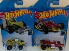 Lot of 2 - Hot Wheels HW Street Beasts Series - Eevil Weevil, Croc Rod NEW