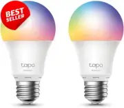 Tapo Smart Wi-Fi Light Bulb E27 Multicolour 60W Equivalent Voice Remote Control