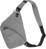 [GLSTOY] Men's Sling Bag Comfortable Adjustable Chest Bag for Gym Travel Crossbody Tote Sports