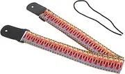 HYTROVE Durable Ukulele Strap Woven Rainbow Color Shoulder Belt for Musical Instruments Fits Acoustic Electric Guitar Bass Banjo for Ukulele Beginners