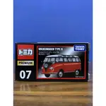 TOMICA多美小汽車 PREMIUM 07 VOLKSWAGEN TYPE2 全新未拆 珍藏款