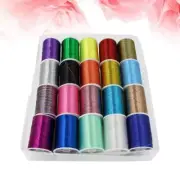 Metallic Embroidery Floss Embroidery Thread Spools Sewing Thread Kit