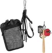 Cosmos Baseball Softball Gear Hanger, 4 in 1 Multifunctional Dugout Organizer Hanging Buckle Fence Hooks Bag for Hold Baseball Balls, Bats, Gloves and Helmets, Water Bottle Holder Sport Accessories