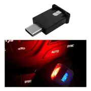 USB Type C LED Ambient Light, 8 Colors RGB Dynamic Gradient Brightness