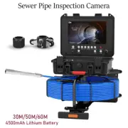 Sewer Camera 30m/50m/60m Self-Leveling Drain Inspection Camera with 9" Screen